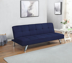                                                  							Sofa Bed, Blue, 68.75 X 32.75 X 15....
                                                						 