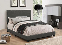                                                  							Boyd Upholstered Charcoal Full Bed,...
                                                						 