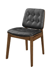                                                  							Dining Chair, Black/Ntrl Wln, 18.25...
                                                						 