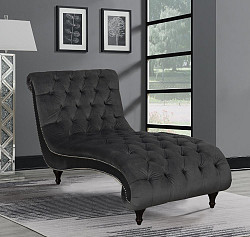                                                  							Chaise, Charcoal, 35.75 X 70.00 X 3...
                                                						 