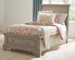                                                  							Lettner Twin Sleigh Bed
                                                						 