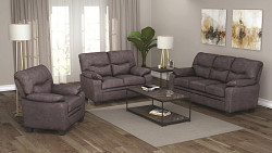                                                  							Meagan Casual Charcoal Loveseat - H...
                                                						 