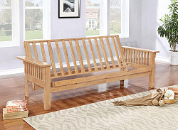 FUTON BODY, WEATHERED OAK, BOX 1 OF...