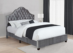                                                  							Full Bed (Grey Velvet) 58.50"W X 83...
                                                						 