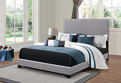                                                 							Boyd Upholstered Grey King Bed, 80....
                                                						 