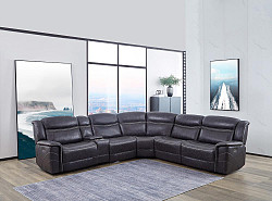                                                  							6PCs Motion Sectional (Charcoal), 1...
                                                						 