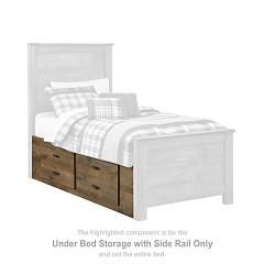                                                  							Trinell Under Bed Storage with Side...
                                                						 