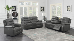 Power Sofa (Charcoal) 89.25 X 40.2...