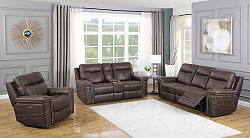                                                  							Power2 Sofa, Brown, 91.25 X 40.75 X...
                                                						 