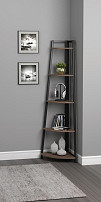 Bookcase (Aged Walnut), 29.50 X 15.50 X 63.00"H - 2