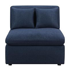                                                  							Armless Chair (Midnight Blue), 38.0...
                                                						 