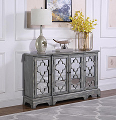                                                  							Rustic Grey Accent Cabinet, 60.00 X...
                                                						 