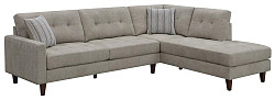                                                  							Sectional, Toast, 108.50 X 80.75 X ...
                                                						 