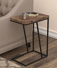                                                  							Accent Table, Tobacco, 10.00 X 18.0...
                                                						 