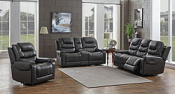 Dual Power Sofa, Charcoal, 87.00 X ...