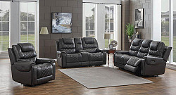                                                  							Dual Power Sofa, Charcoal, 87.00 X ...
                                                						 