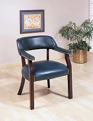                                                  							Traditional Blue Home Office Chair,...
                                                						 