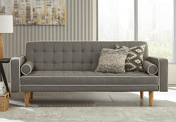                                                  							Lassen Modern Grey/White Sofa Bed, ...
                                                						 