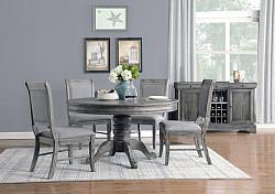                                                  							Round Dining Table, (Stainless Stea...
                                                						 