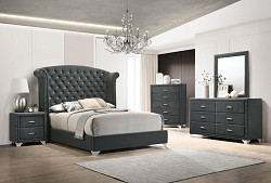                                                  							Hot Buy - California King Bed (Grey...
                                                						 