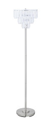                                                  							Tiered Floor LamP Chrome And Crysta...
                                                						 