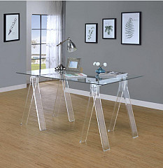 Amaturo Clear Acrylic Sawhorse Writ...