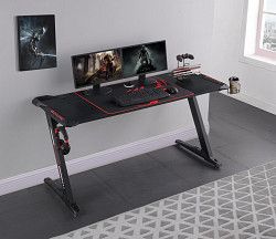                                                  							Black Gaming Desk, Hot Buy, 60.25 X...
                                                						 