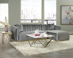 Sectional (Silver) 118.00 X 71.00 X...