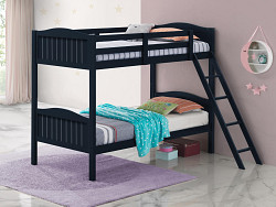                                                  							Twin/Full Bunk Bed (Blue) - Hot Buy...
                                                						 