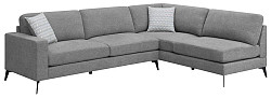 Sectional, Grey, 110.00 X 82.00 X 3...