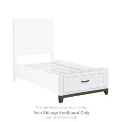                                                 							Brynburg Twin Storage Footboard
                                                						 