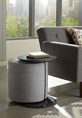                                                  							Transitional Grey Accent Table And ...
                                                						 