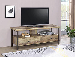                                                  							Rustic Weathered Pine 60" TV Consol...
                                                						 