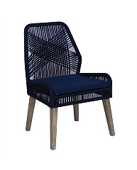                                                  							DINING CHAIR (BLUE), 23.25 X 24.75 ...
                                                						 