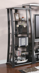 Contemporary Matte Black/SIlver Med...