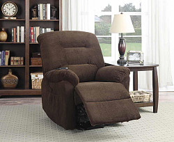                                                  							Chocolate Power Lift Recliner, 37.0...
                                                						 