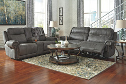                                                  							Austere Reclining Loveseat with Con...
                                                						 