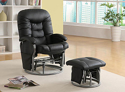 Casual Black/Silver Glider, 29.50 X...