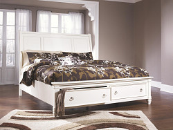                                                  							Prentice Queen Sleigh Bed with 2 St...
                                                						 
