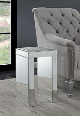                                                  							Contemporary Mirrored Side Table, 1...
                                                						 