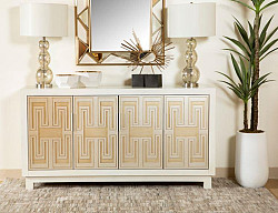                                                  							Accent Cabinet (White/Gold/Silver) ...
                                                						 