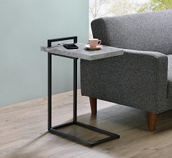Accent Table, Grey Marble, 11.50 X ...
