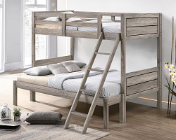                                                  							Ryder T/F Bunk Bed, Weathered Taupe...
                                                						 