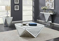                                                  							Contemporary Silver Side Table, 18....
                                                						 