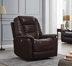 Triple Power Recliner, Brown, 40.00...