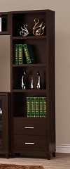 Contemporary Cappuccino Media Tower...