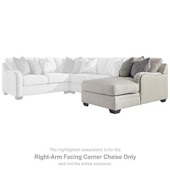                                                  							Dellara 3-Piece Sectional with Chai...
                                                						 