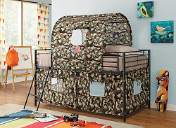                                                 							Camouflage Tent Bunk Bed, 77.50 X 4...
                                                						 