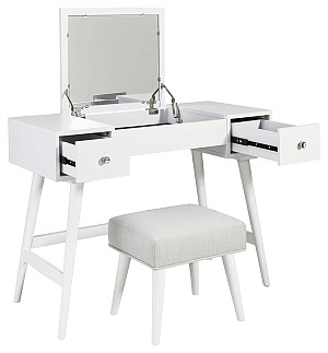 Thadamere Vanity with Stool