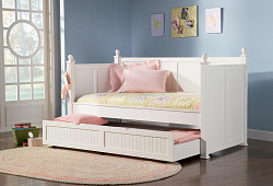                                                  							Wastal White Daybed, 82.25 X 44.50 ...
                                                						 